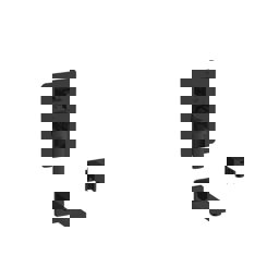 GPD Gildo Mix Çevirmeli Ankastre Batarya Siyah Mca166-s küçük görsel