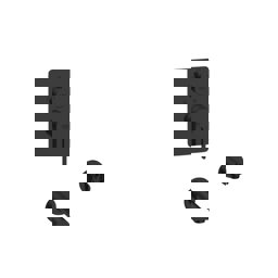 GPD Gildo Mix Çevirmeli Ankastre Batarya Siyah Mca166-s küçük görsel