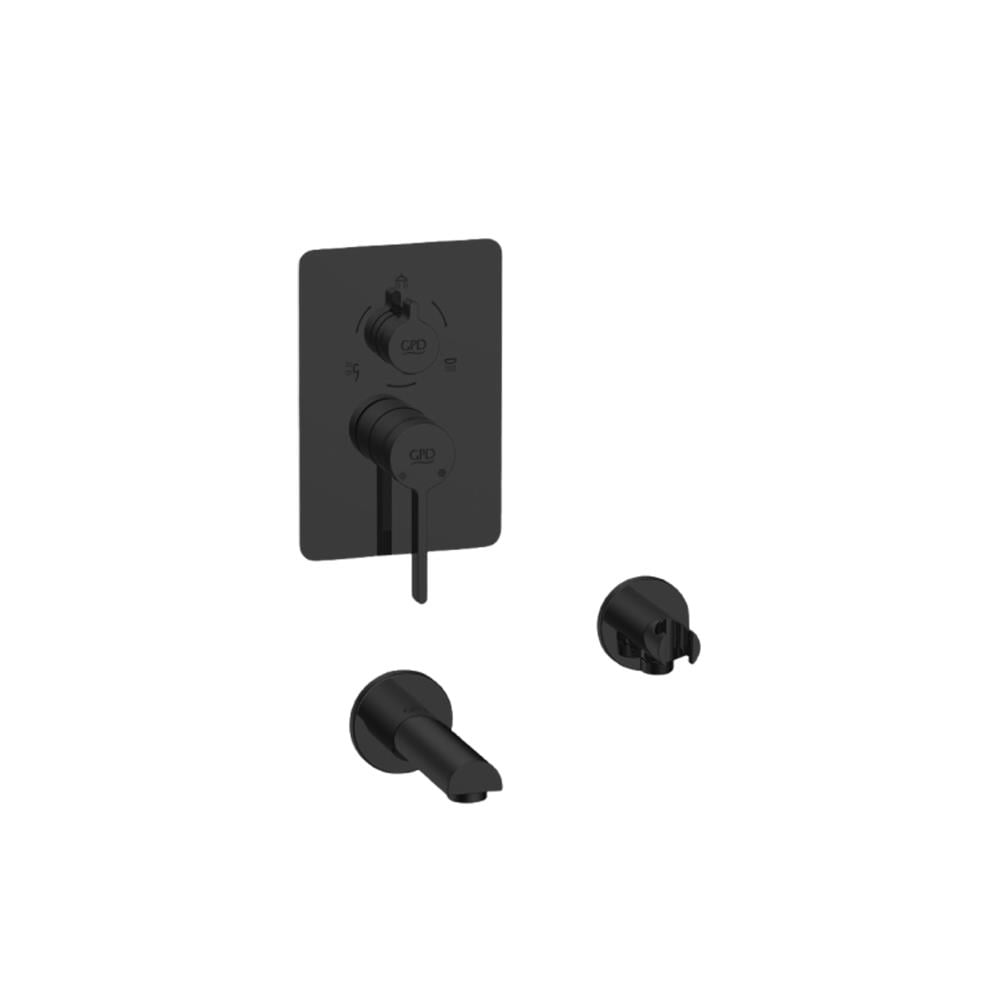 GPD Gildo Mix Çevirmeli Ankastre Batarya Siyah Mca166-s küçük görsel