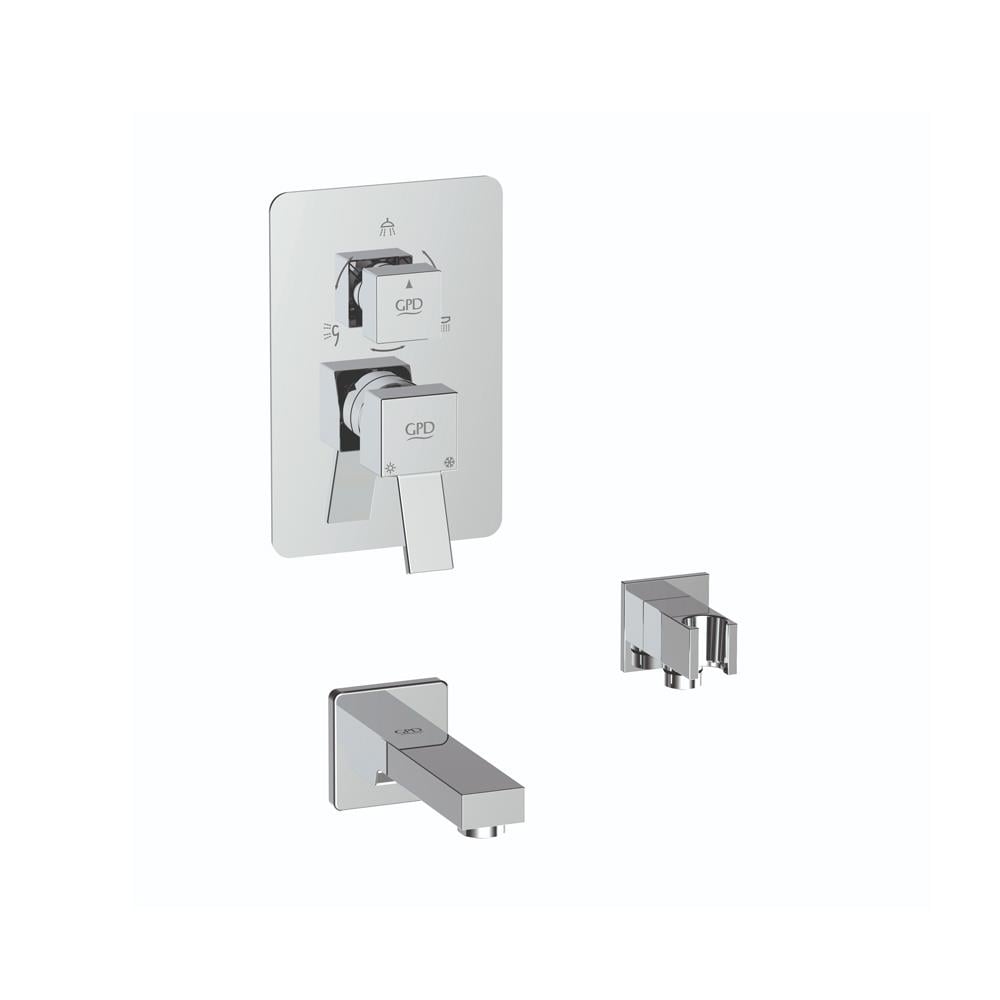 GPD Atros Mix Çevirmeli Ankastre Batarya Krom Mca66 küçük görsel