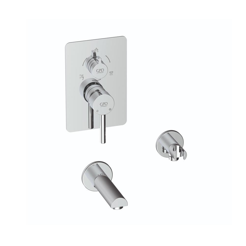 GPD Atros Mix Çevirmeli Ankastre Batarya Krom Mca66 küçük görsel