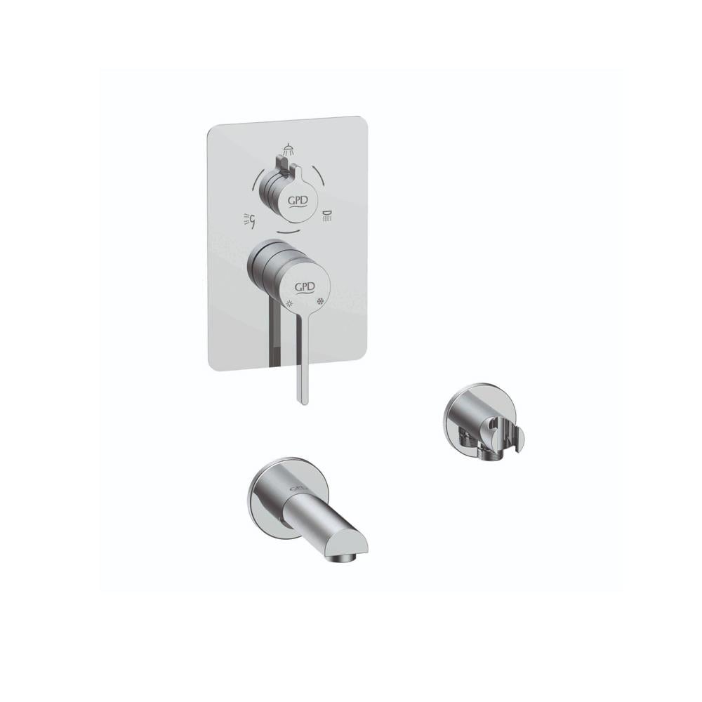 GPD Atros Mix Çevirmeli Ankastre Batarya Krom Mca66 küçük görsel