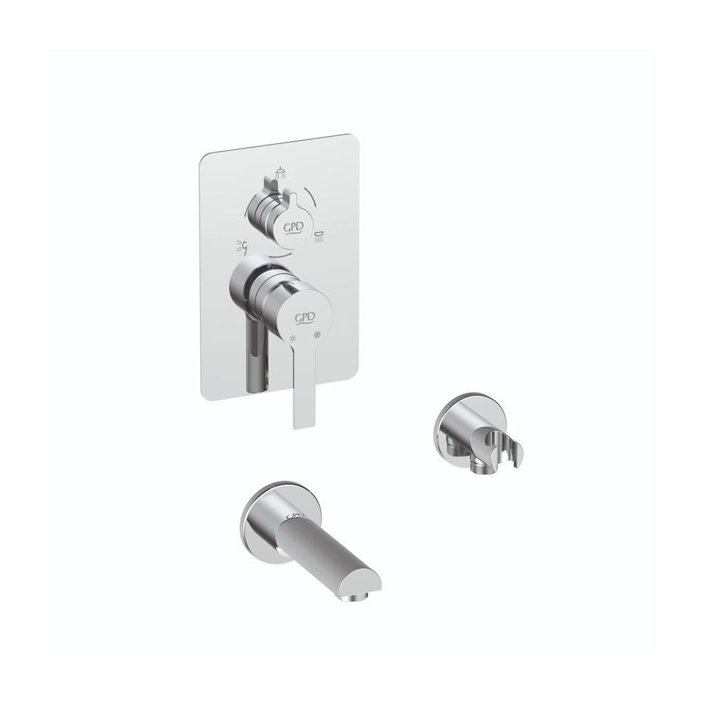 GPD Atros Mix Çevirmeli Ankastre Batarya Krom Mca66 küçük görsel