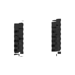 GPD Pedra Mix Çevirmeli Ankastre Batarya Sıva Üstü Grubu Siyah Scu160-s küçük görsel