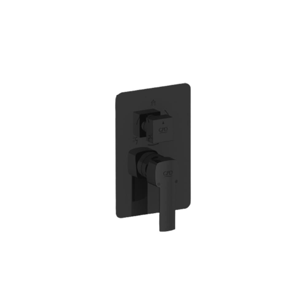 GPD Pedra Mix Çevirmeli Ankastre Batarya Sıva Üstü Grubu Siyah Scu160-s küçük görsel