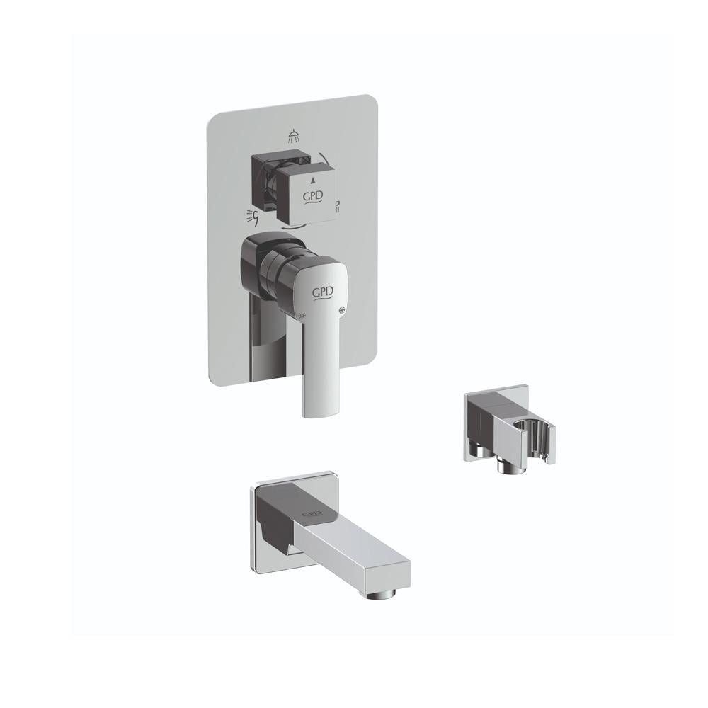 GPD Ritmo Mix Çevirmeli Ankastre Batarya (tsen817) krom Mca86 küçük görsel