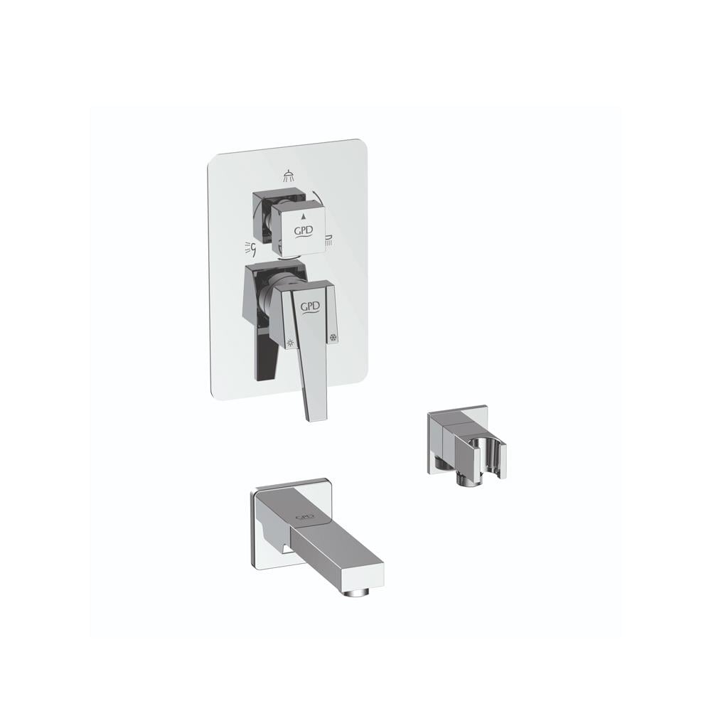 GPD Ritmo Mix Çevirmeli Ankastre Batarya (tsen817) krom Mca86 küçük görsel