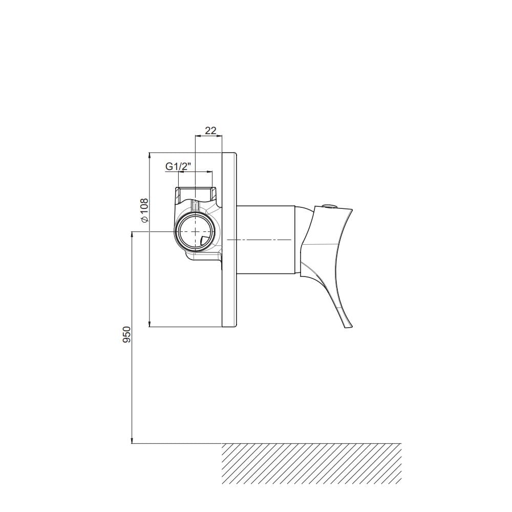 Gpd Florus Ankastre Taharet Bataryası Sıcak Ve Soğuk Atb170 küçük görsel