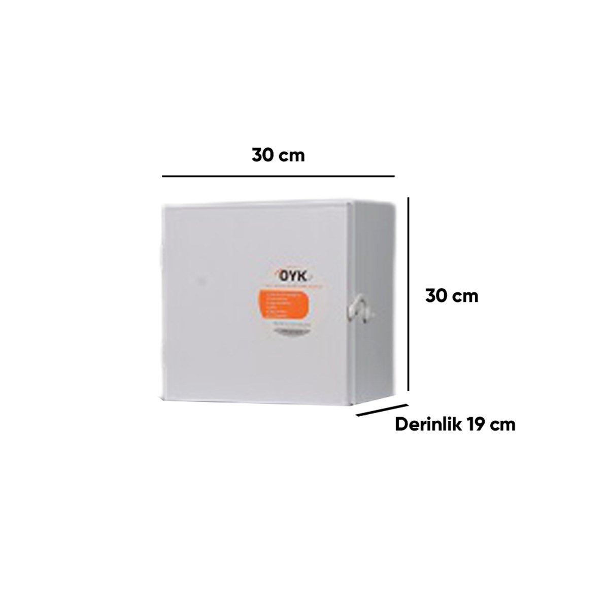 Oyk Pvc Vana ve Su Sayaç Panosu 30X30X19Cm küçük görsel