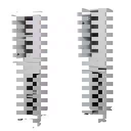 Oyk Çok Amaçlı Pvc Dolap DU-101 60X145X37Cm küçük görsel