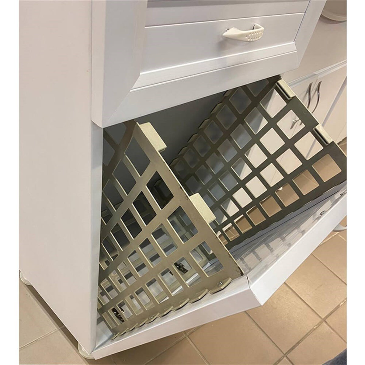 Oyk Çok Amaçlı Sepetli Pvc Dolap 45X180X37Cm küçük görsel