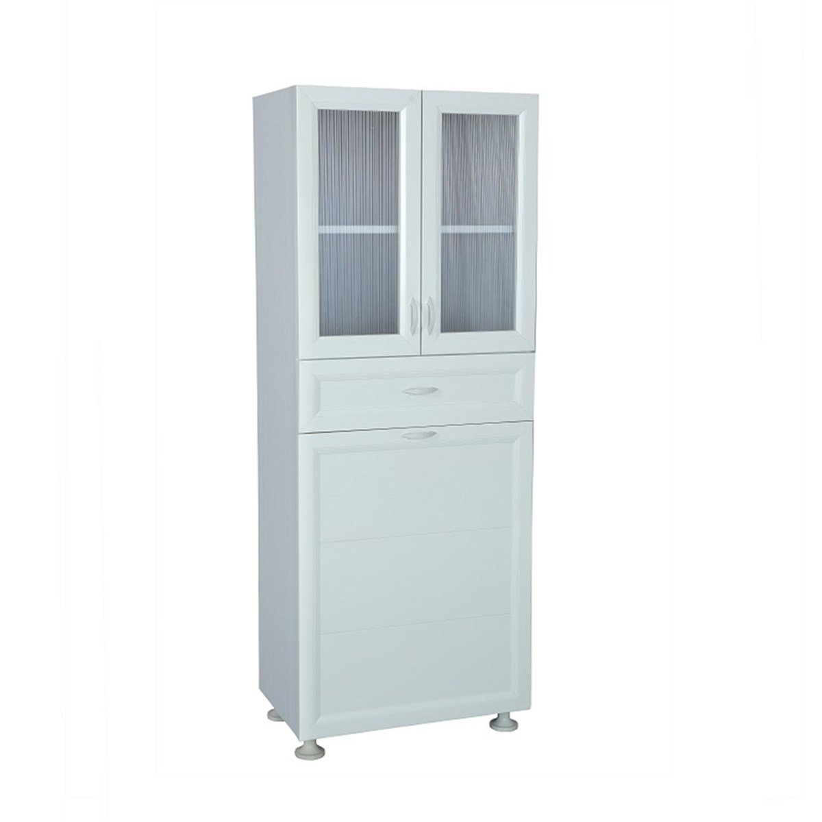 Oyk Çok Amaçlı Sepetli Pvc Dolap 60X157X37Cm görseli