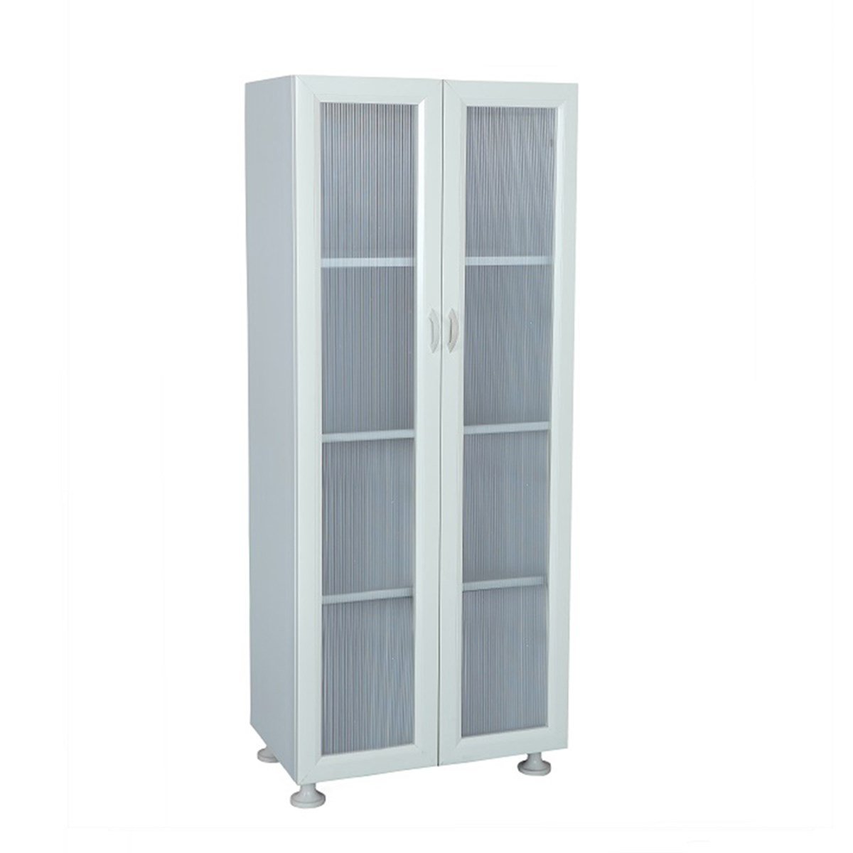 Oyk Çok Amaçlı Pvc Camlı Dolap ÇK-104 60x145x37 cm görseli