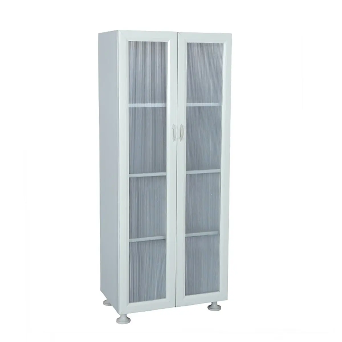 Oyk Çok Amaçlı Pvc Camlı Dolap ÇK-104 60x145x37 cm görseli