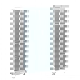 Oyk Çok Amaçlı Pvc Camlı Dolap ÇK-104 60x145x37 cm küçük görsel