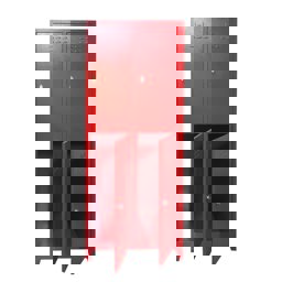 Usta Çelik Giyinme Dolabı Metal 4 Kapılı 66X37X198 U-E04 Kırmızı Gövde-Kırmızı Kapak küçük görsel