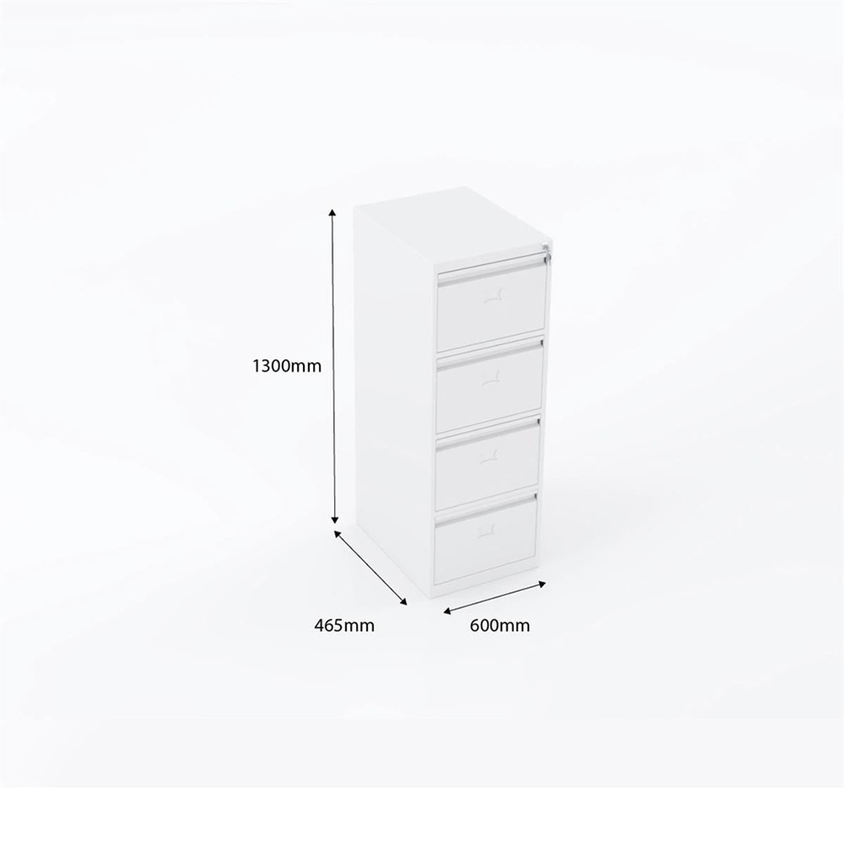 Usta Çelik 4 Çekmeceli Klasör Dolabı 47X60X130 U-Kar04 küçük görsel