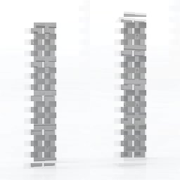 Usta Çelik Emanet Dolabı Pleksi Kapılı 8 Gözlü 67X40X195 U-Gz08-P küçük görsel