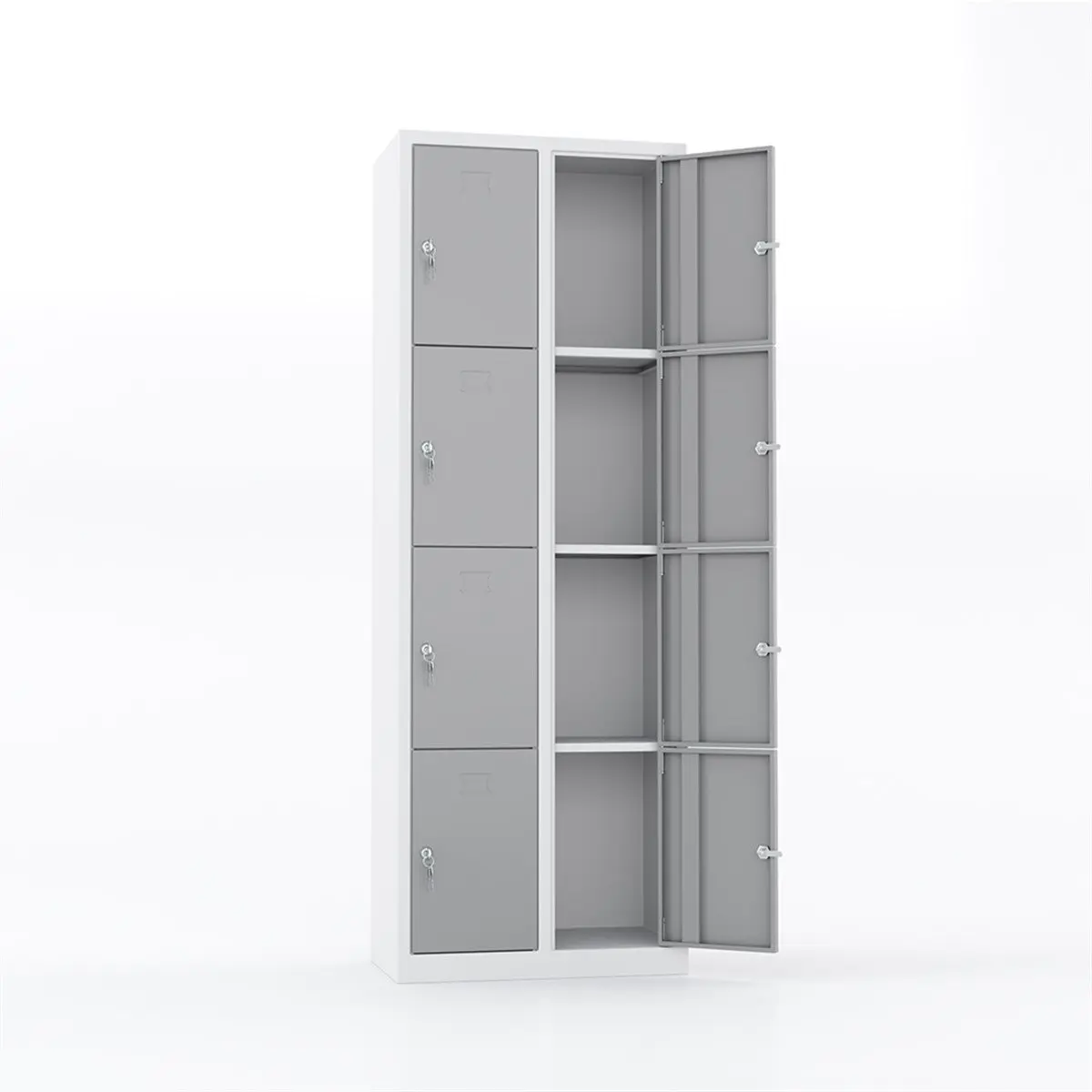 Usta Çelik Emanet Dolabı Metal 8 Gözlü 67X40X195 U-Gz08 görseli