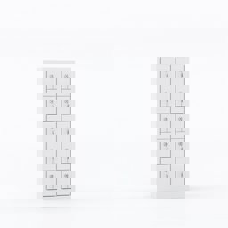 Usta Çelik Cep Telefonu Dolabı Metal 10 Gözlü 42X20X92 U-C01 küçük görsel