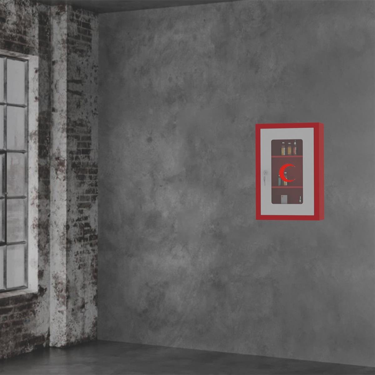 Usta Çelik Ecza Dolabı 60x15x40 U-ecz02 küçük görsel