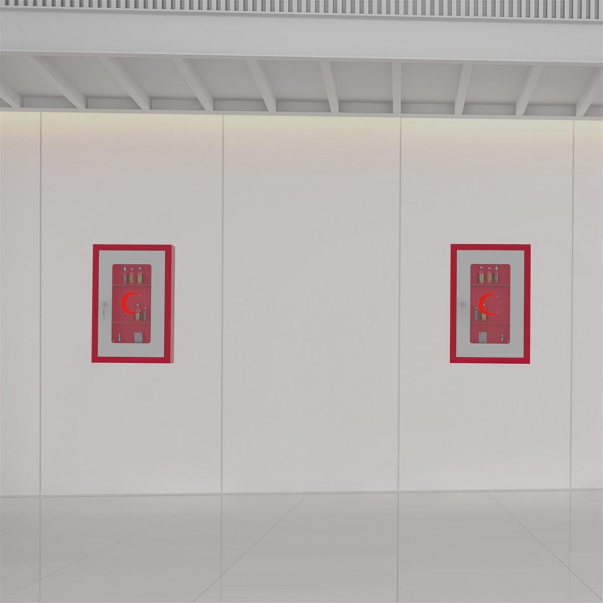 Usta Çelik Ecza Dolabı 60x15x40 U-ecz02 küçük görsel