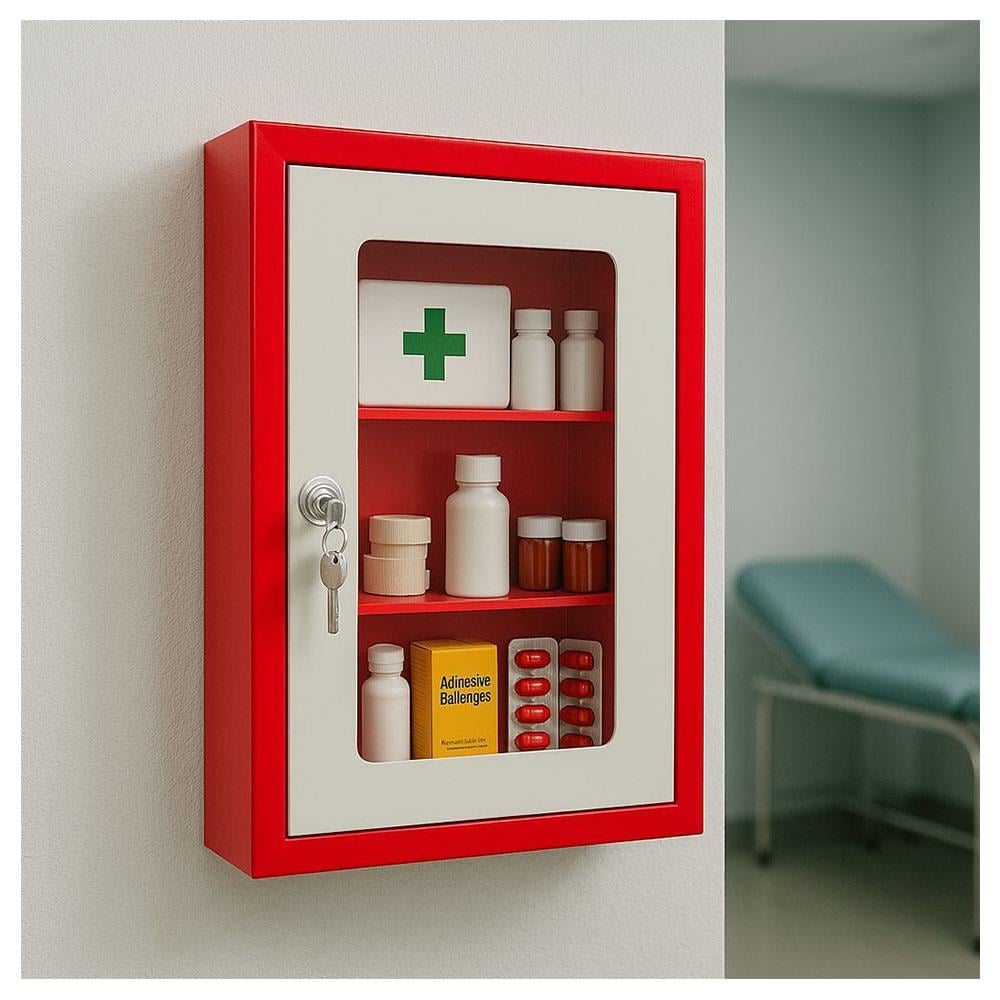 Usta Çelik Ecza Dolabı 60x15x40 U-ecz02 küçük görsel