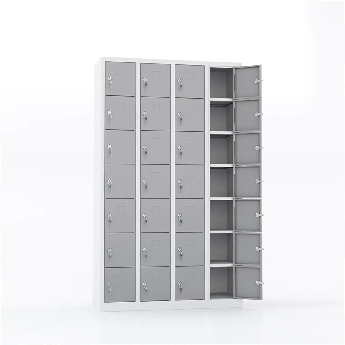 Usta Çelik Emanet Dolabı Metal 28 Gözlü 110X40X182 U-Gz028 görseli