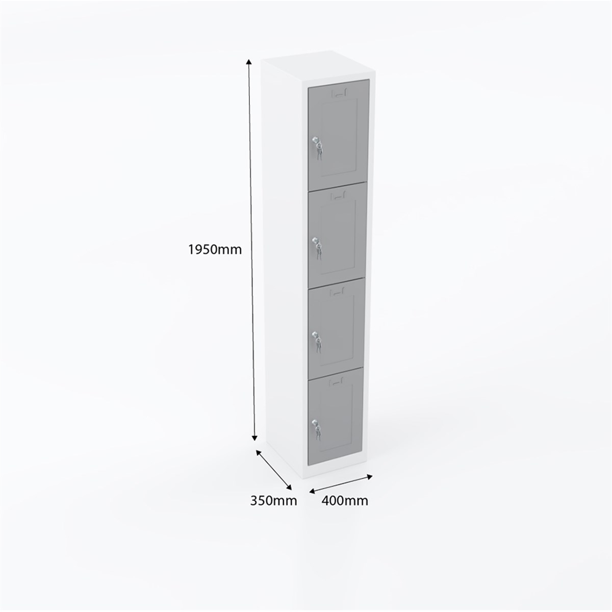 Usta Çelik Emanet Dolabı Metal 4 Gözlü 35X40X195 U-Gz04 küçük görsel