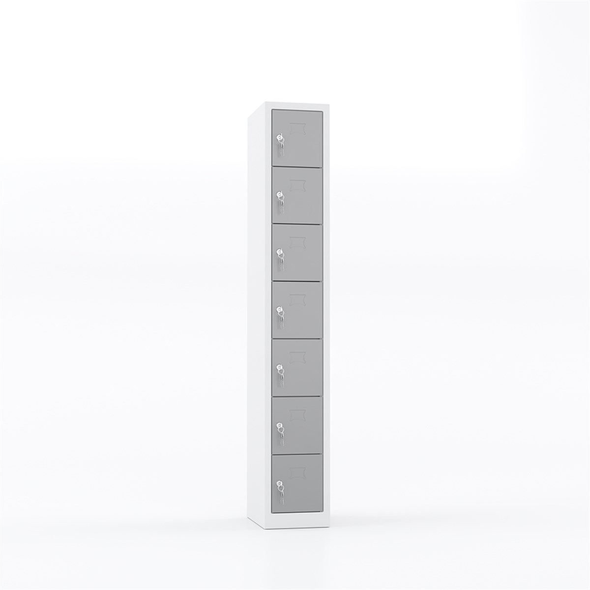 Usta Çelik Emanet Dolabı Metal 7 Gözlü 29x40x182 U-gz07 küçük görsel