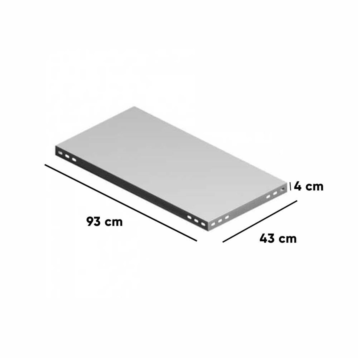 Usta Çelik Raf Tabla 43X93 U-Rf43 küçük görsel