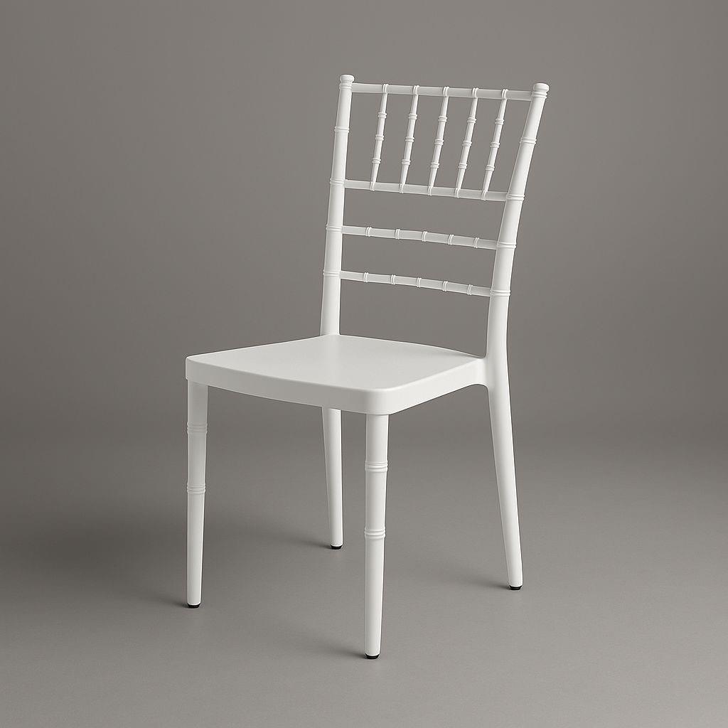 Brezza 2526 Estate Klasik Düğün Sandalyesi Beyaz görseli