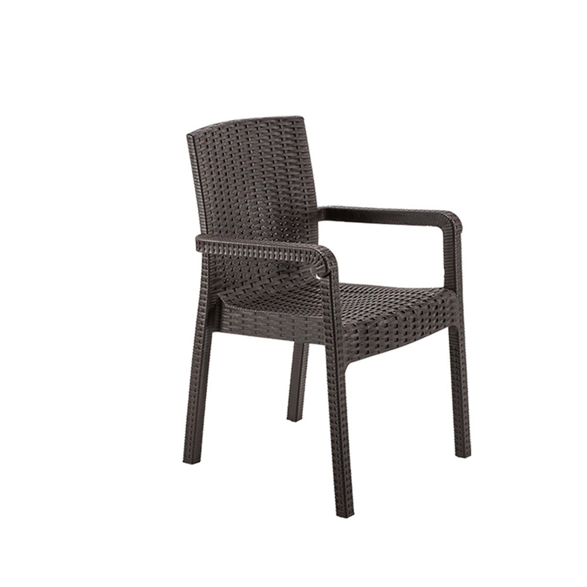 Brezza 2527 Rattan Royal Koltuk Koyu Kahve görseli