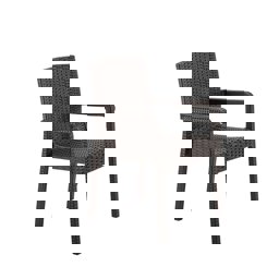 Brezza 2527 Rattan Royal Koltuk Koyu Kahve küçük görsel