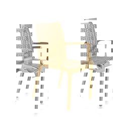 Brezza 2524 Rattan Koltuk Çöl Beji küçük görsel