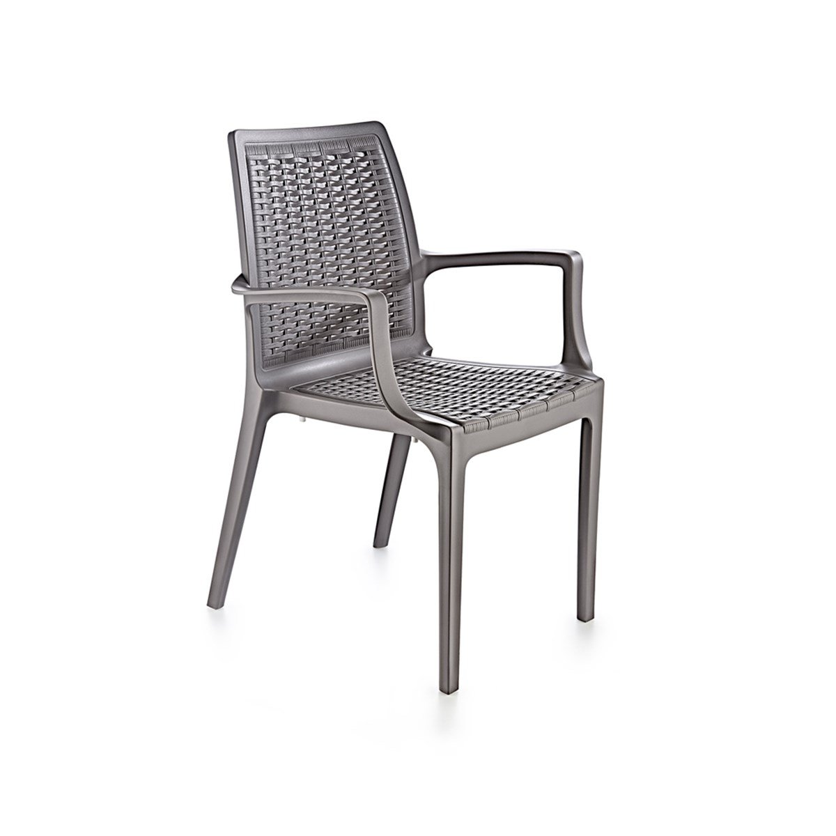 Brezza 2524 Rattan Koltuk Çöl Grisi görseli