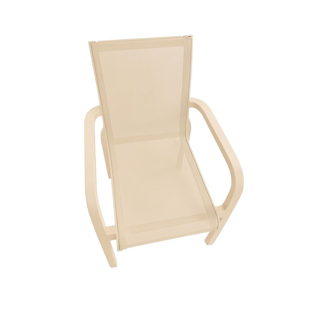 Brezza 2528 Royal Fileli Koltuk Bej küçük görsel