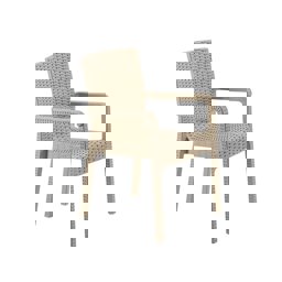 Brezza 2527 Rattan Royal Koltuk Çöl Beji küçük görsel