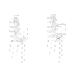 Brezza 2524 Rattan Koltuk Beyaz küçük görsel