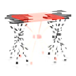 Holiday Alfa 70X70Cm Kare Masa Kırmızı Hd-300-7 küçük görsel