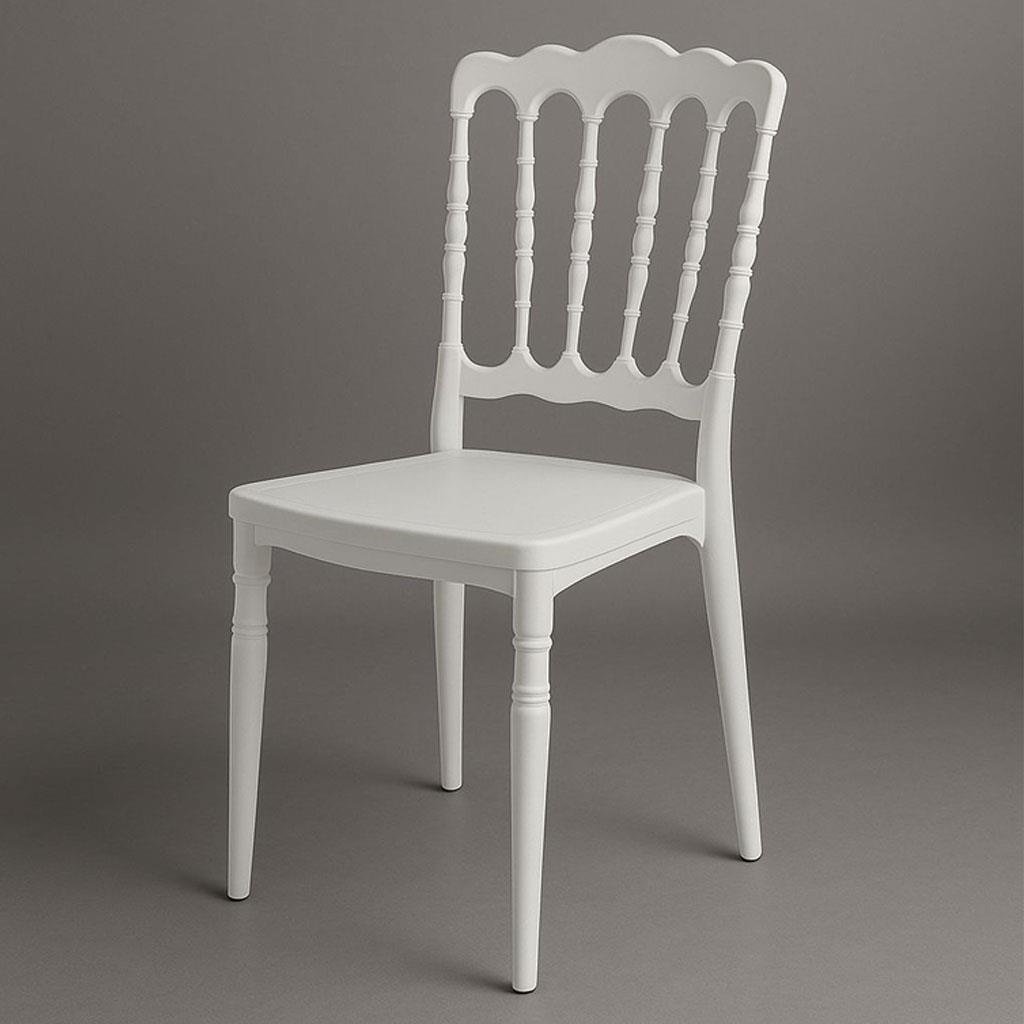 Brezza 2525 Estate Modern Düğün Sandalyesi Beyaz görseli