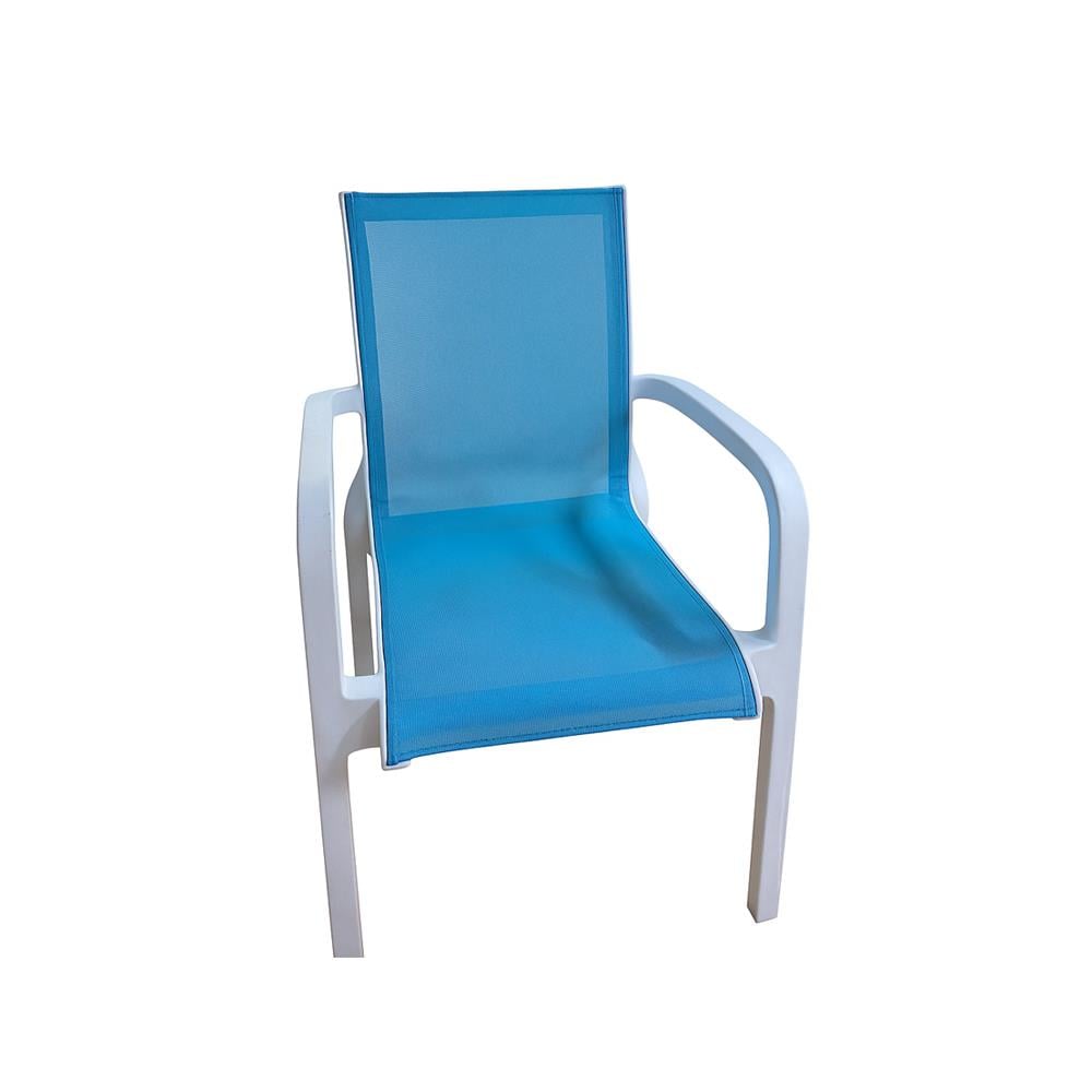 Brezza 2528 Royal Fileli Koltuk Beyaz/Turkuaz görseli