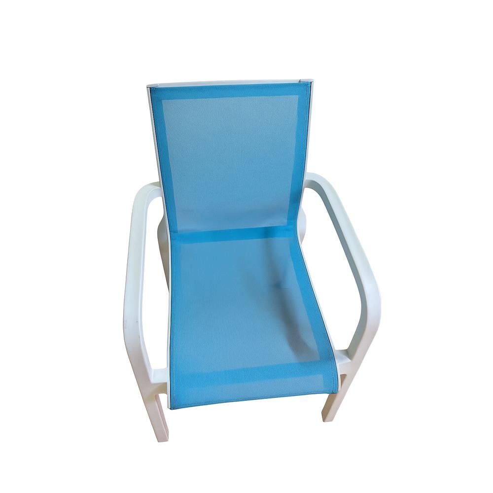 Brezza 2528 Royal Fileli Koltuk Beyaz/Turkuaz küçük görsel