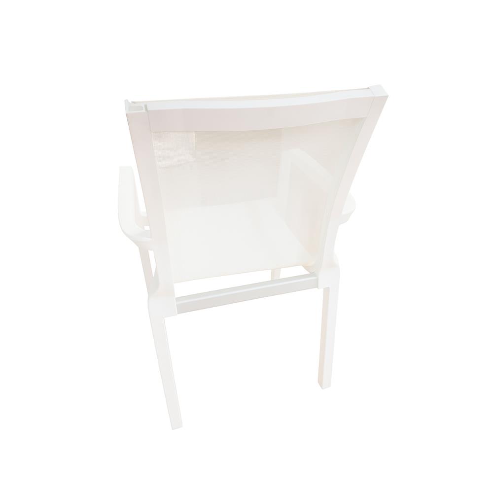 Brezza 2528 Royal Fileli Koltuk Beyaz küçük görsel