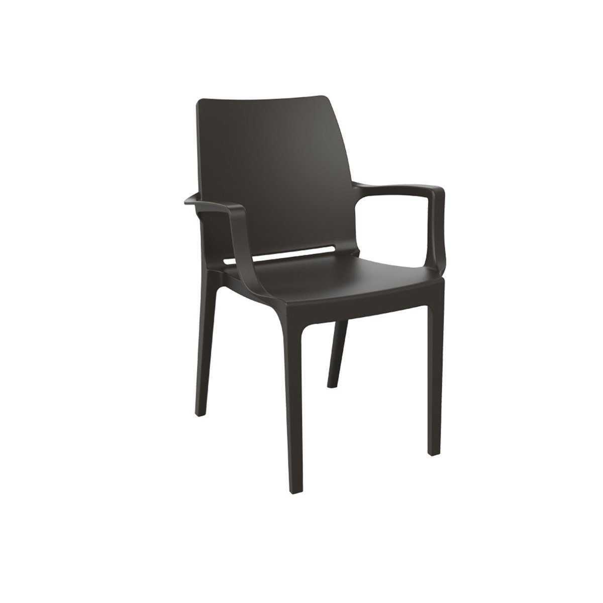 Brezza 2502 Eve Koltuk Koyu Kahve görseli