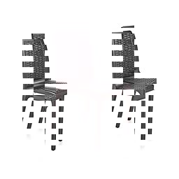 Brezza 2523 Rattan Sandalye Koyu Kahve küçük görsel