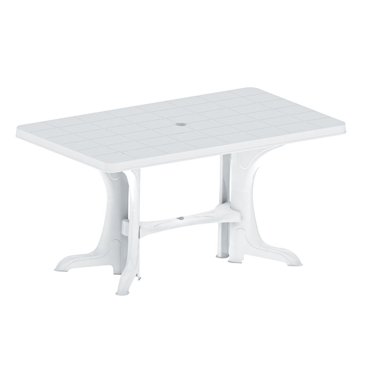 Brezza 2580 Dikdörtgen Masa 80x140 Cm Beyaz görseli