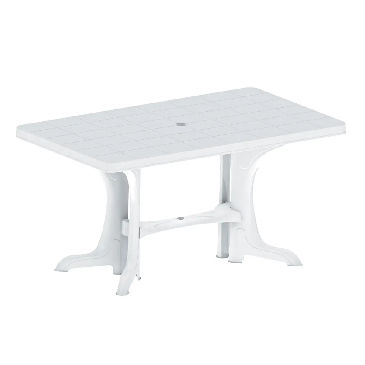 Brezza 2580 Dikdörtgen Masa 80x140 Cm Beyaz görseli