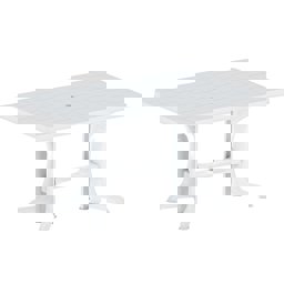 Brezza 2580 Dikdörtgen Masa 80x140 Cm Beyaz küçük görsel