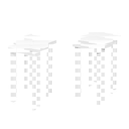 Brezza 2570 Kare Masa 80x80 Cm Beyaz küçük görsel